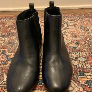 Kelly & Katie Black Heeled Boots